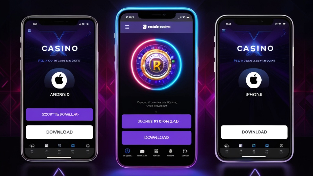 Smartphone met Android- en iPhone-downloadroute voor de Spinmaya app