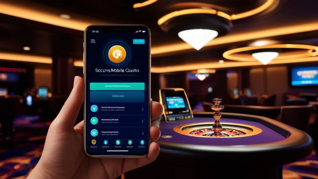 Mobiel casino-scherm met compatibiliteits- en updatecontrole